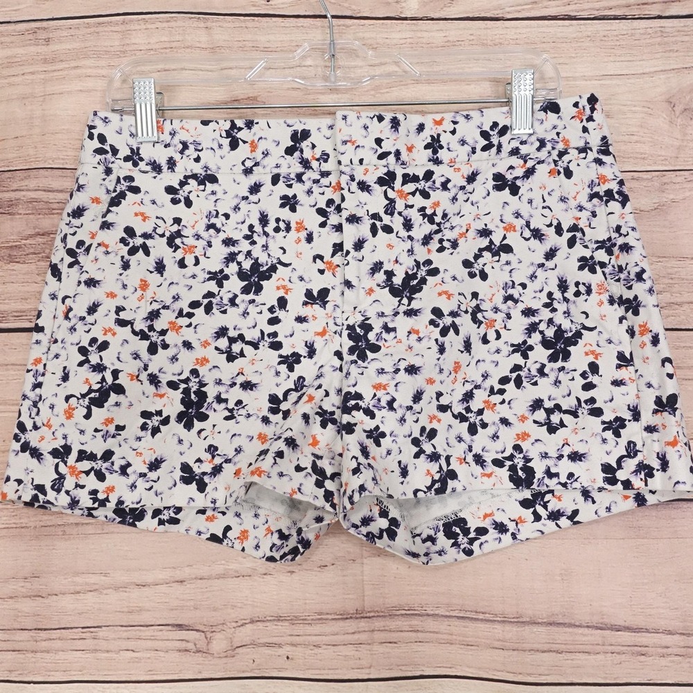 Banana Republic Hampton Fit Chino Shorts Womens 6 Floral Twill